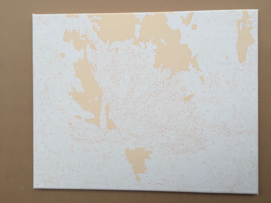 Paint-by-Numbers Deer Canvas Kit, picture 3 of 3