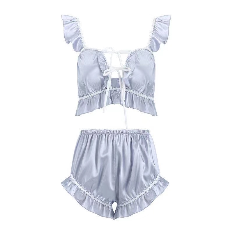 Title 2, Room Palace Girl Sexy Homewear Summer Ice Silk ...