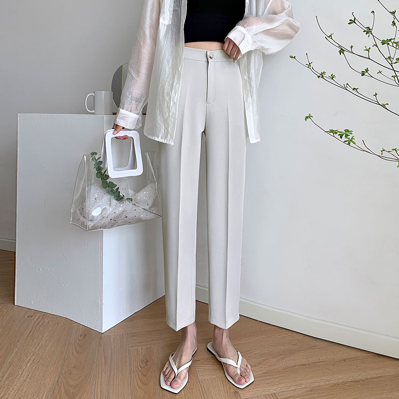 Title 5, High Waist Drape Harlan Small Cigarette Pants