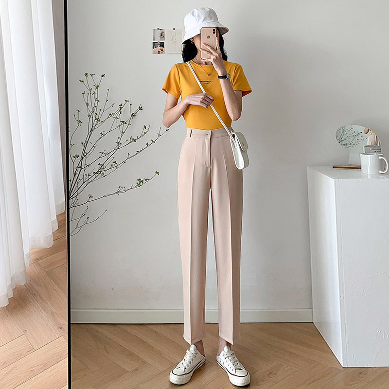 Title 4, High Waist Drape Harlan Small Cigarette Pants