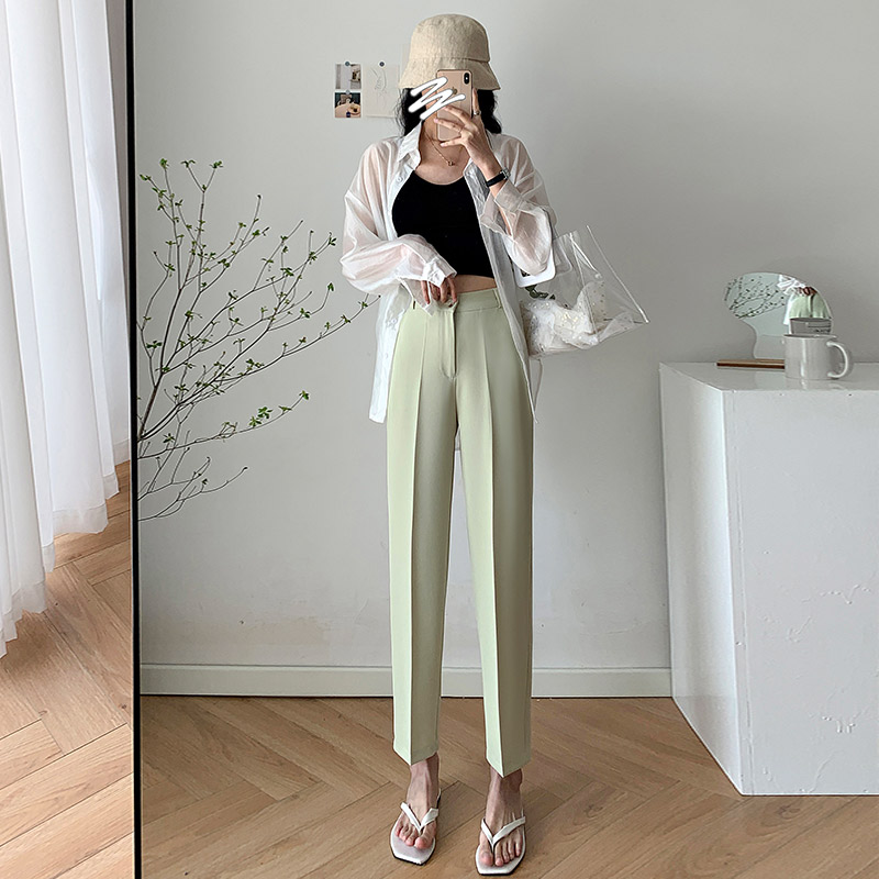 Title 2, High Waist Drape Harlan Small Cigarette Pants