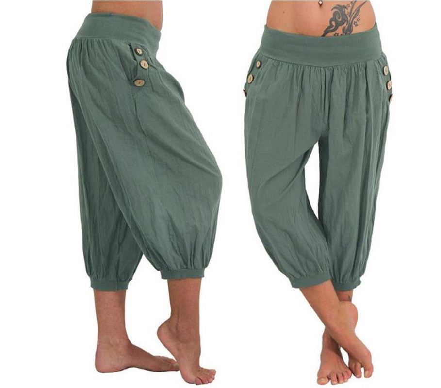 Casual pants plus size fat pants