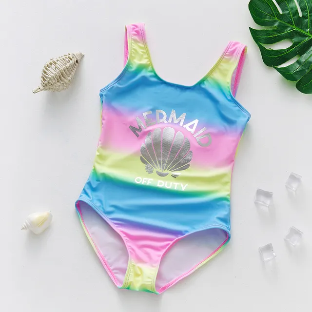 Girls Swimwear New Summer Girls Swimsuit Rainbow - Shop at LoveMi