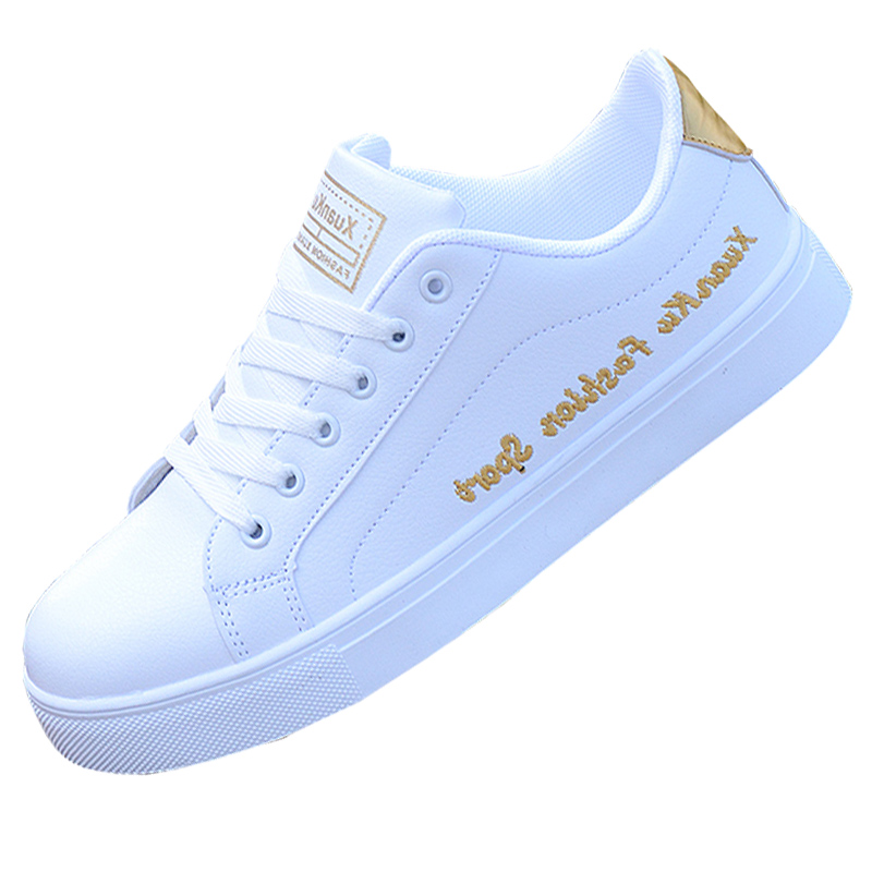 Title 1, White Trendy Sports Casual Shoes Men