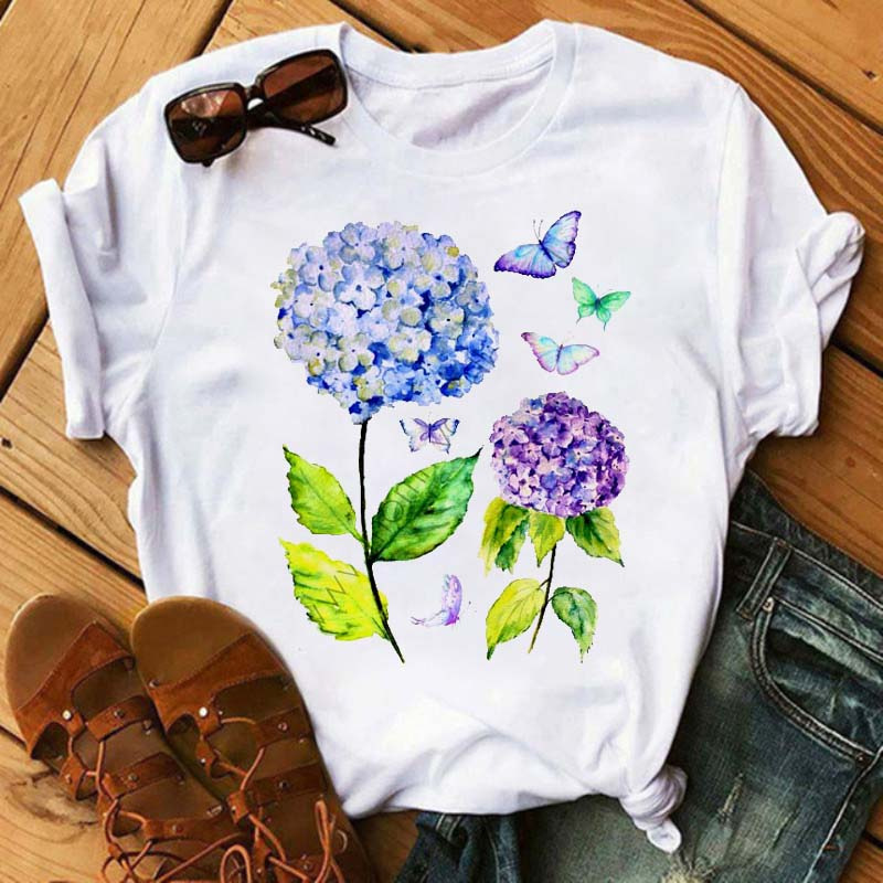 Title 2, Floral Pattern Printed Loose Summer Casual Ladi...