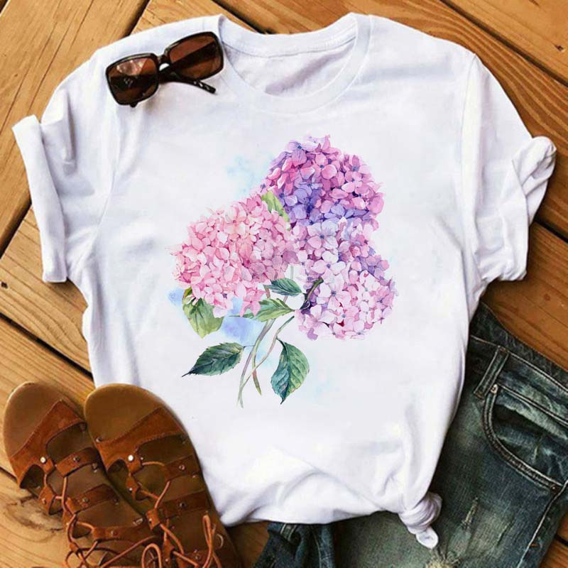 Title 10, Floral Pattern Printed Loose Summer Casual Ladi...