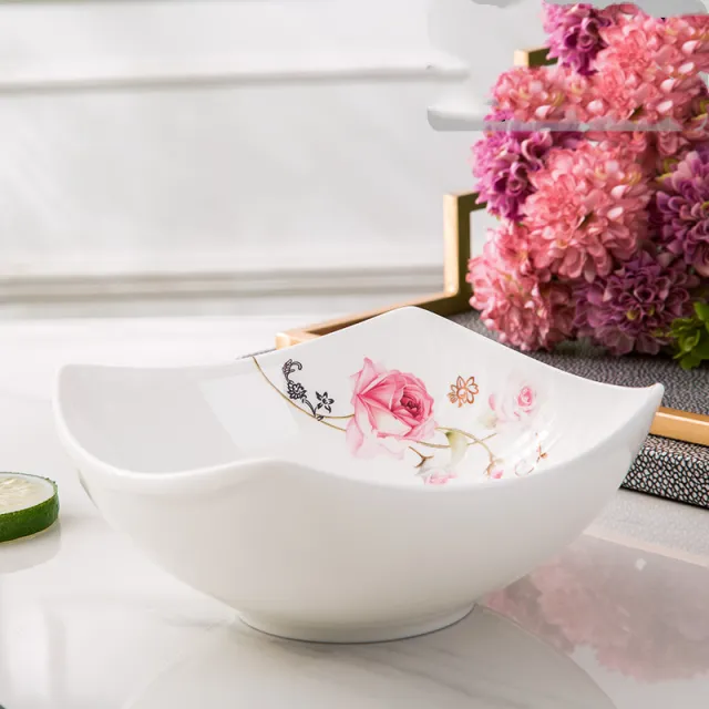 Nordic Style Salad Bowl Household Ceramic Salad Bowl 10Style - Shop at LoveMi