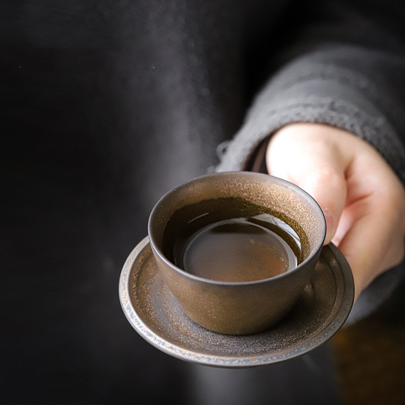 Title 1, Sous-Verre Rond Petit Rétro pour Tasse à Thé Pr...