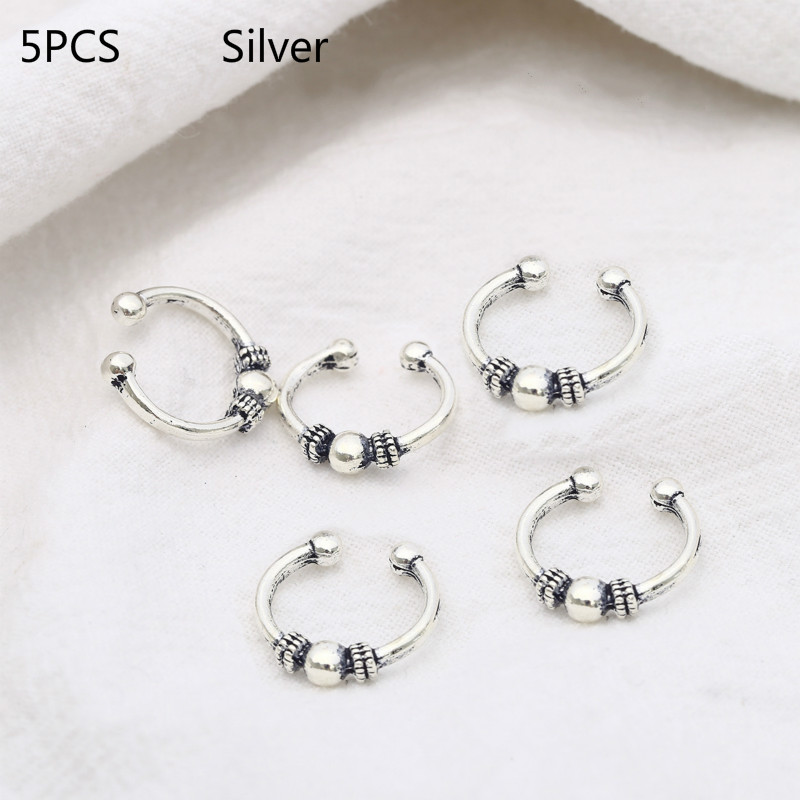 Metal Braided Hair Rings, picture 5 of 9