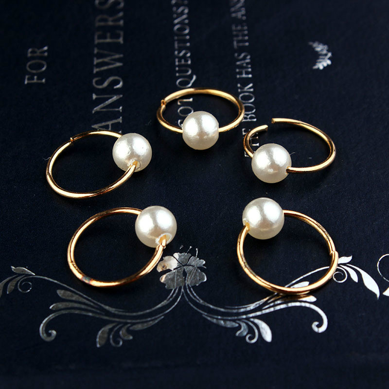 Metal Braided Hair Rings, picture 8 of 9