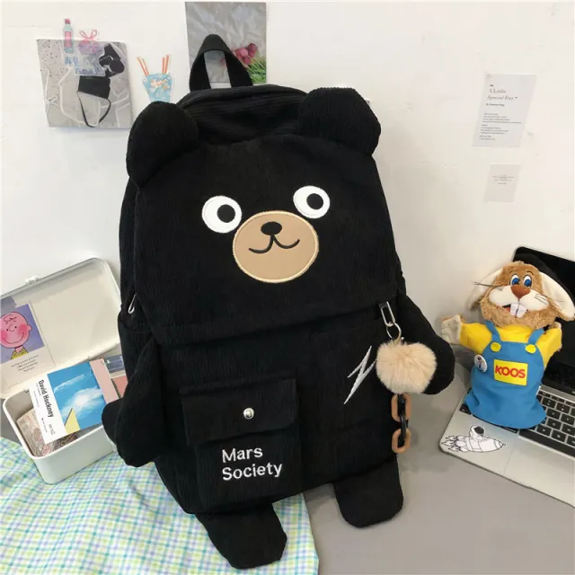 New Casual Backpack For Junior And High School Students Black - Shop at LoveMi