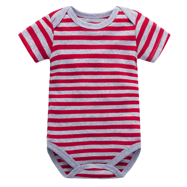 Gray red stripes