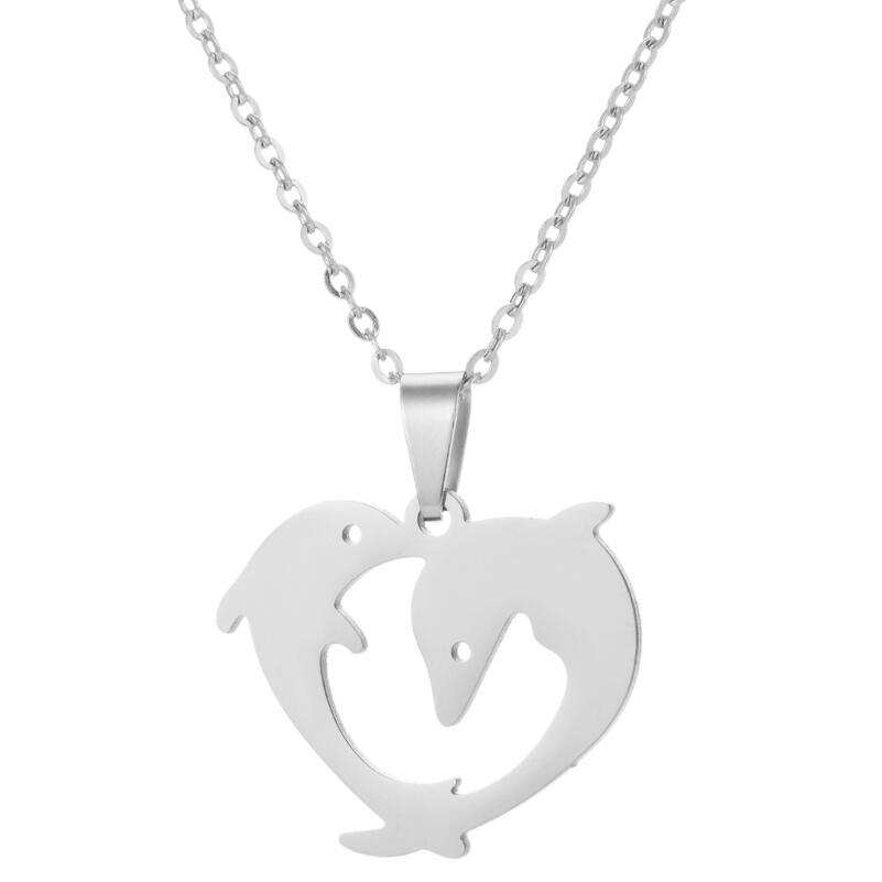 Stainless Steel Necklace Dolphin Love New Style Asia