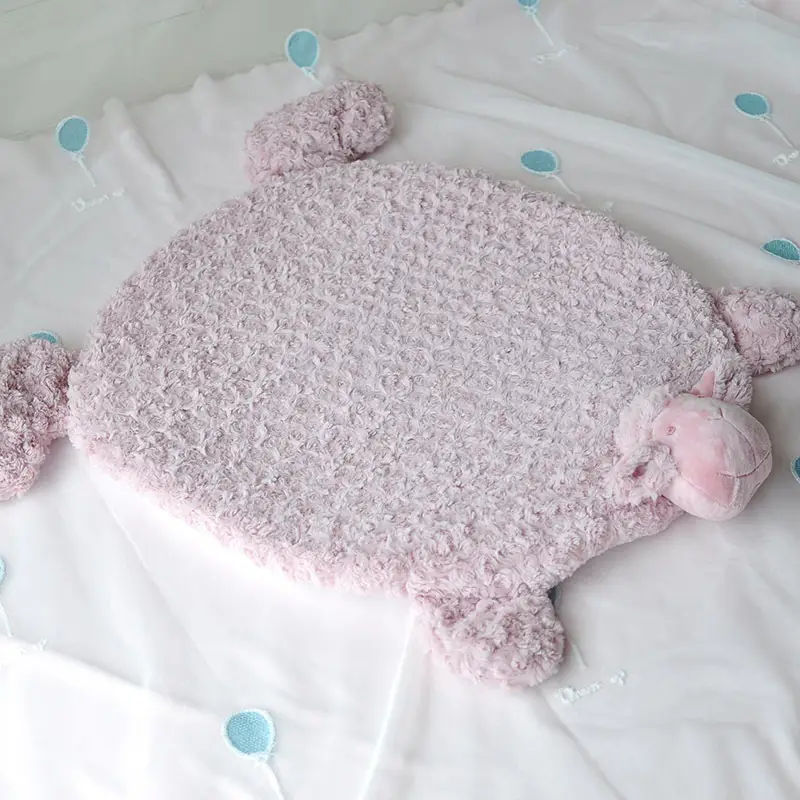 Cartoon Warm Sheep Foot Mat Pet Mat Bay Window Plush Floor Mat