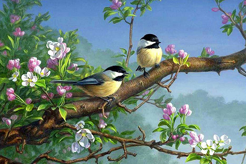 لوحة فسيفساء ماسية بتطريز الماس 5D بتقنية الكروس ستيتش هدية KBL