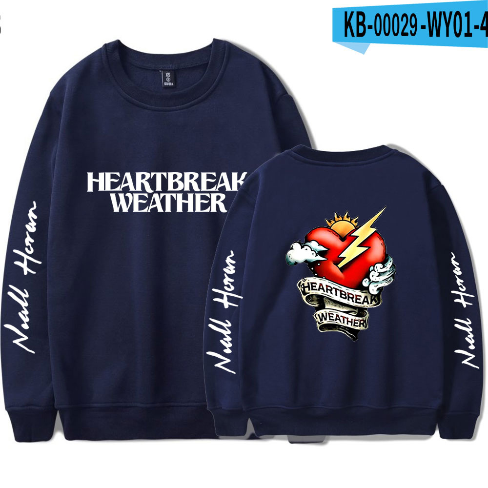 Printed Men's And Women's Loose Round Neck Sweater