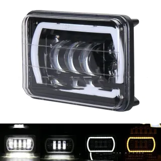 With High Beam Low Beam, Day-travel Steering LED Lights, Off-road Headlights