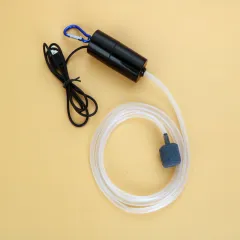 Aquarium Fish Tank USB Oxygen Air Pump Mute Energy Saving Supplies Portable Mini Aquatic Terrarium Fish Tank Accessories - Black - View 1