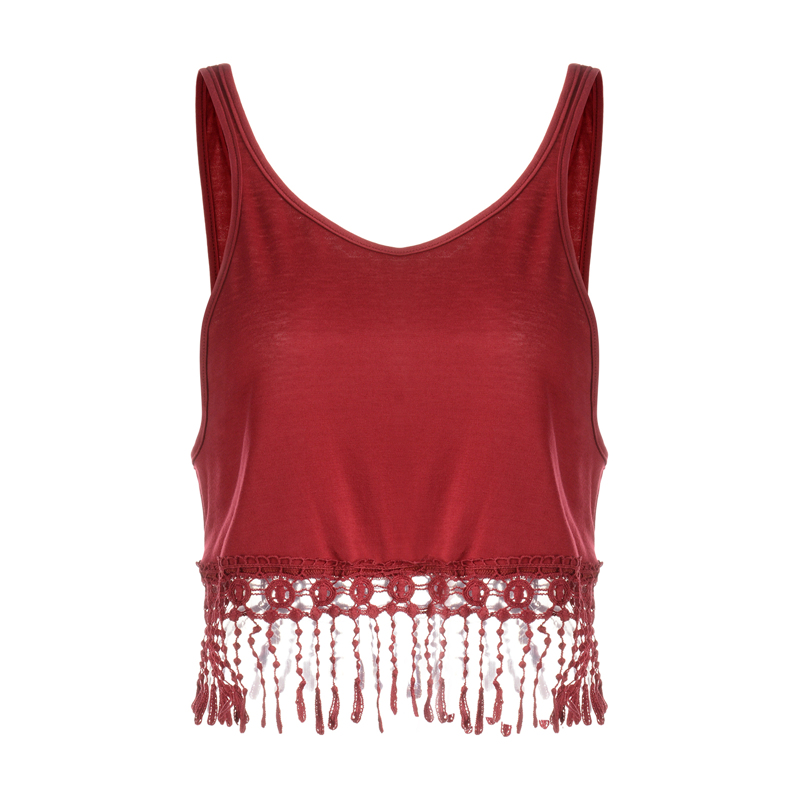 Title 5, Camisole Camisole Multicolor Fringed Bottoming ...