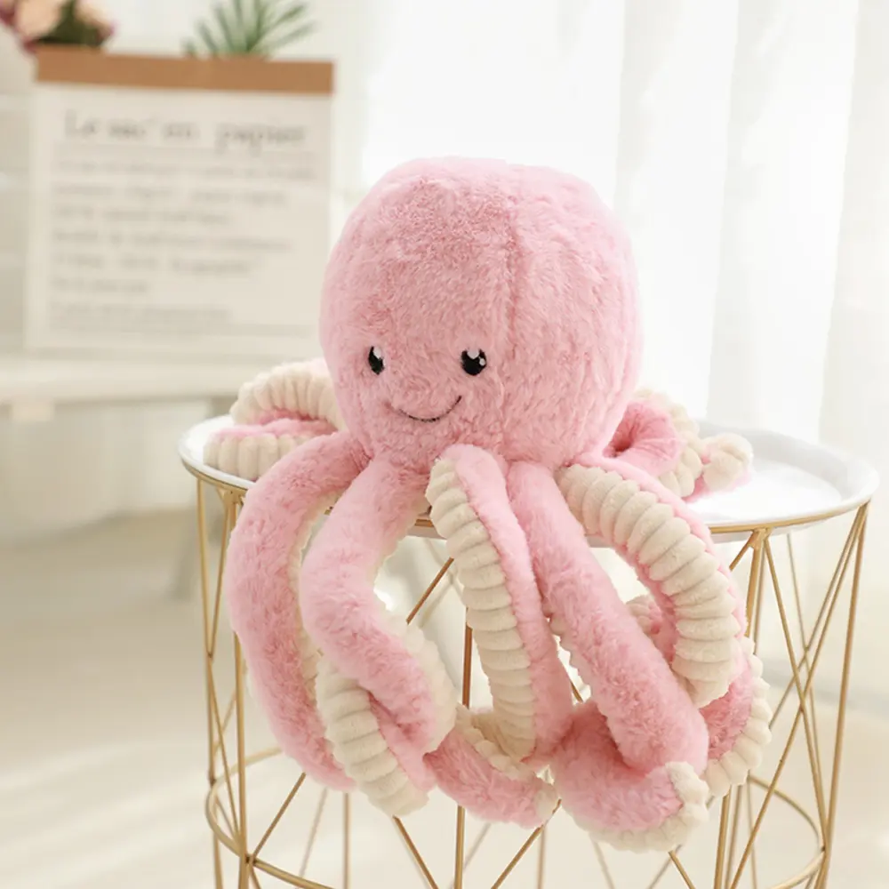 Lovely Simulation Octopus Pendant Plush Stuffed Toy Soft Animal