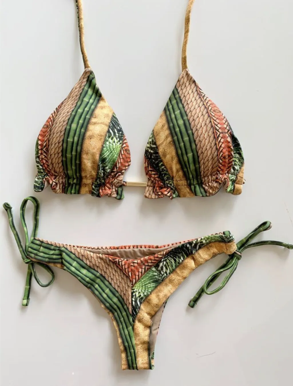 Swimwear Floral Retro Trade Bikini New Sexy Swimwear - Floral