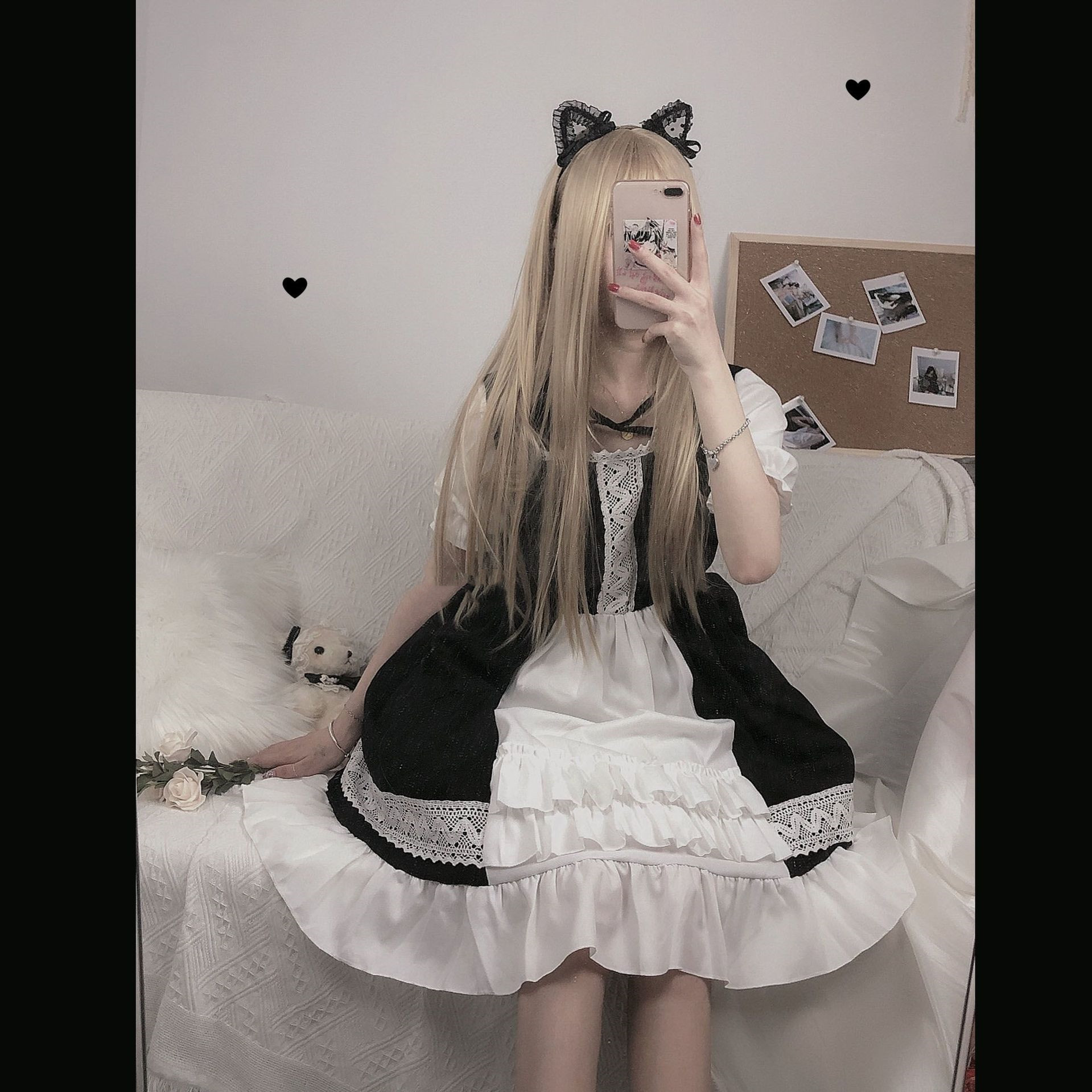 Girl Soft Girl Loli Short-sleeved Dress Summer