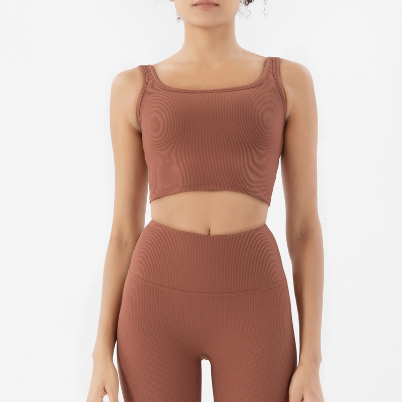 European And American Vest-style Fitness Running Yoga Bra