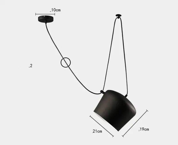Chandelier Modern Restaurant Window LED Lamp Snare