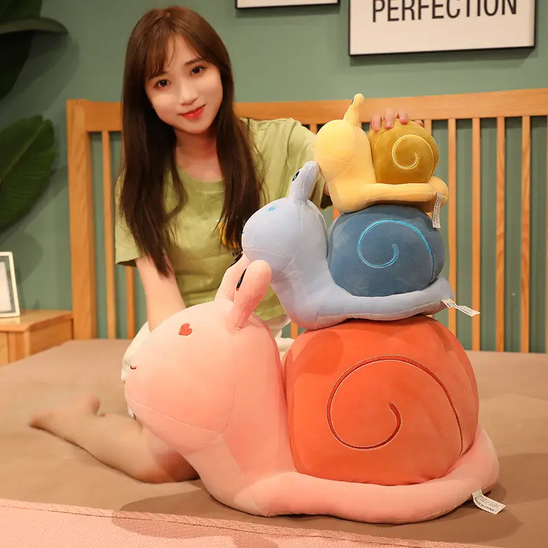Grab Machine Doll Soft Cute Little Snail Plush Doll
