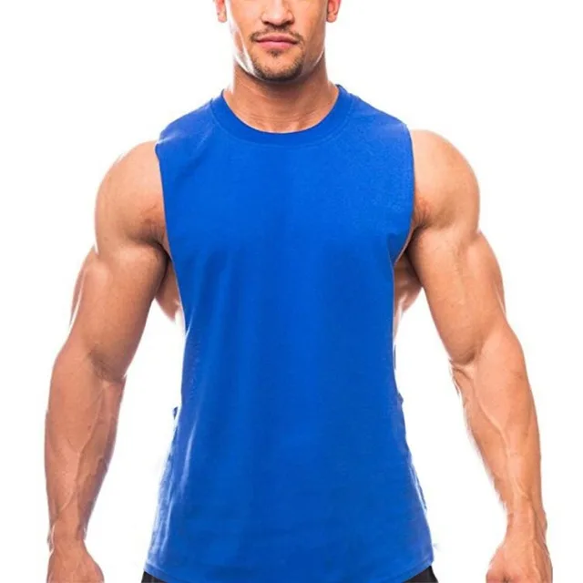 Brand New Plain Tank Top Men Bodybuilding Singlet Gyms