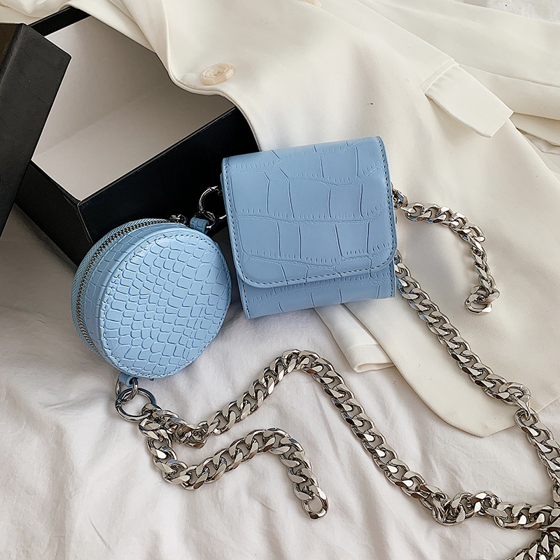 Round Chain Picture-mother Bag Single Shoulder Diagonal Bag