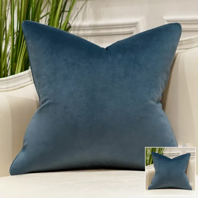 Modern Minimalist Living Room Sofa Pillow Office Waist Pillow Bay Window Blue2 - Shop at LoveMi