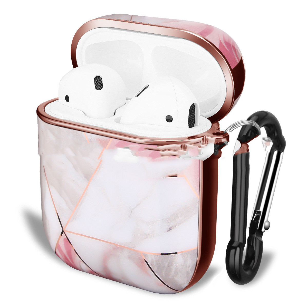 غطاء سماعة بتصفيح ذهبي بسيط للحماية