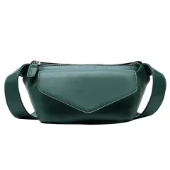 Shoulder bag wild fashion chest bag girl waist bag - Green - View 1
