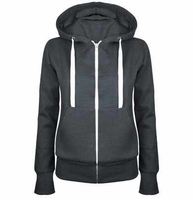 Women's Plush Cotton Hooded Sweater Coat