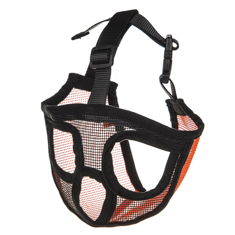 Fadou Puppy Mouth Cover Anti-bite And Bark Eating Mask - Orange