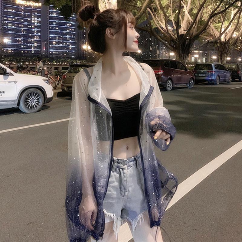 Mid-length Ultra-thin Breathable Sunscreen Cardigan