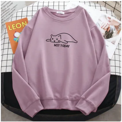 Spring And Autumn Thin Women's Hooded Sweater New Loose Rose Red - Shop at LoveMi