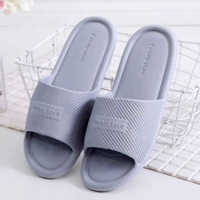 Summer Home Bathroom Sandals And Slippers Gray - Shop at LoveMi