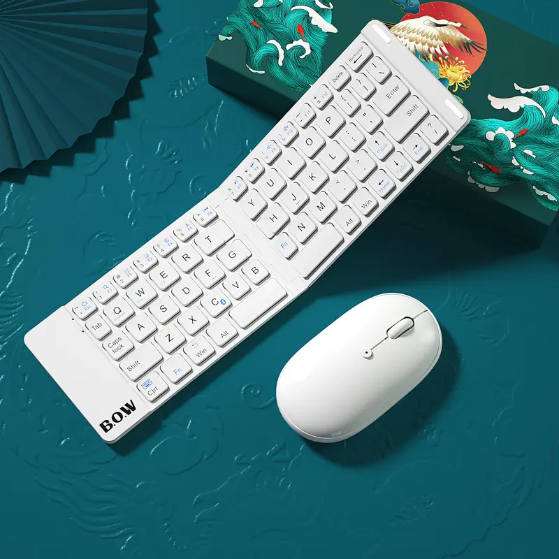 New Style Folding Bluetooth Keyboard And Mouse