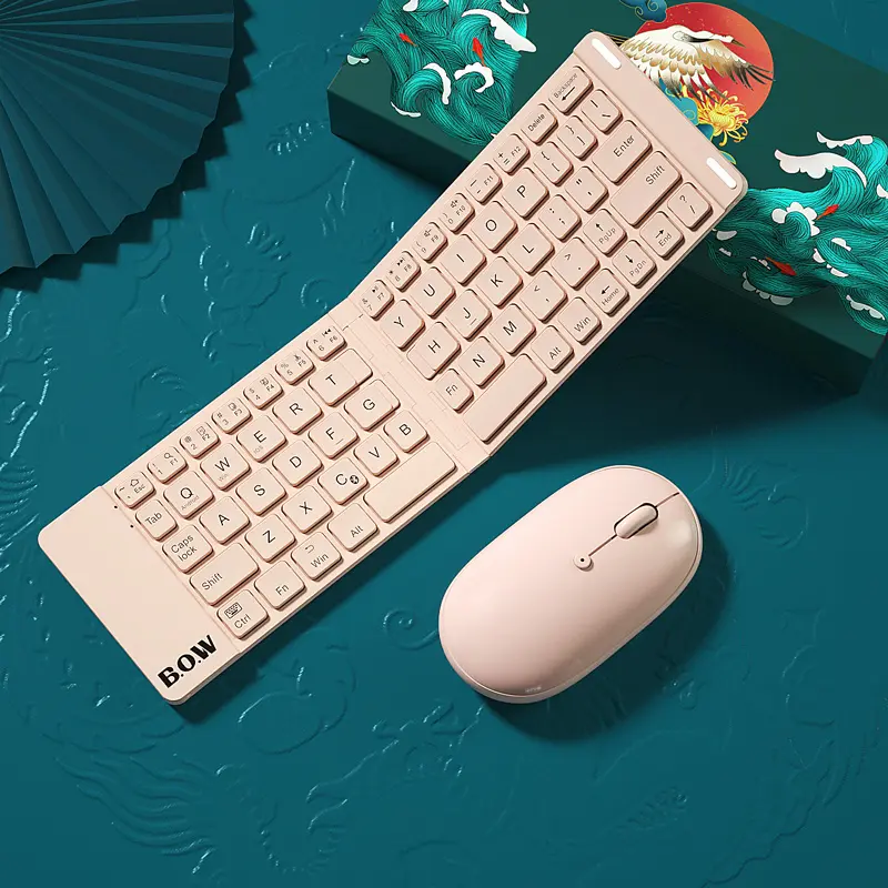 New Style Folding Bluetooth Keyboard And Mouse