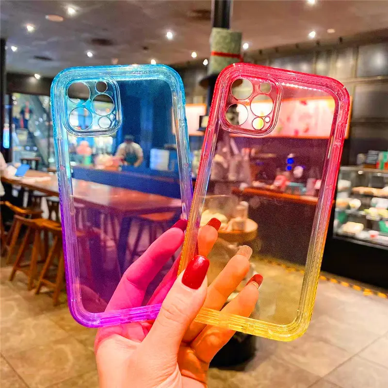 Foreign Trade Gradient Rainbow Mobile Phone Case