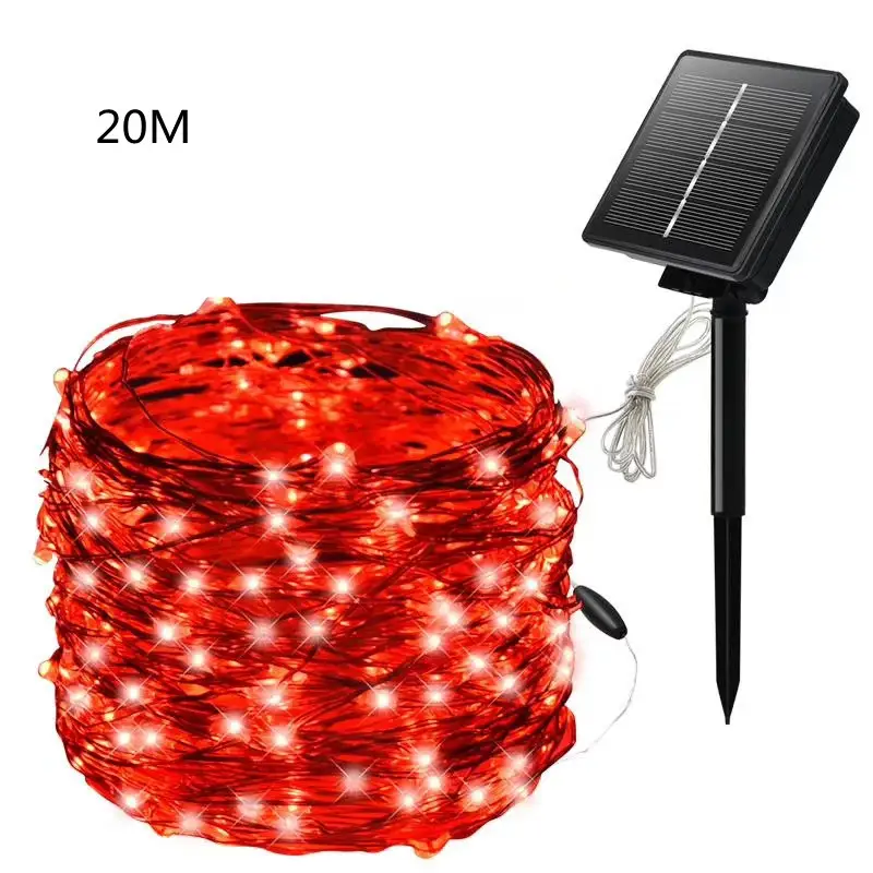 Decorative Outdoor Courtyard Colored Outdoor Christmas Copper Wire String Lights