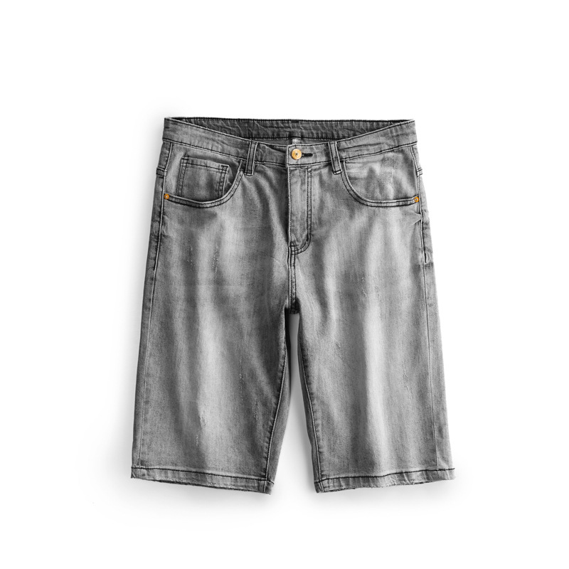 Denim Pants Men's Trend Brand Short Jeans Men's Youth Fashion Men's Shorts Denim Trend