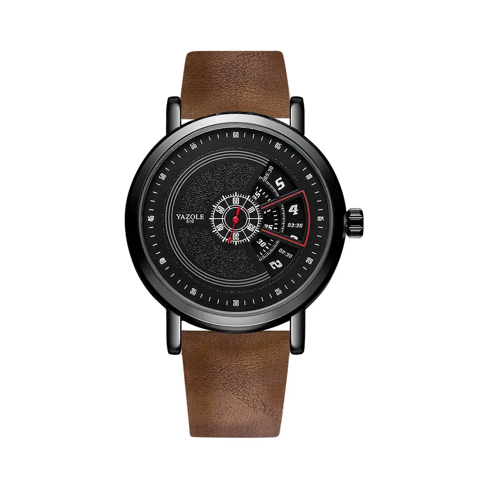 Watch Men's Turntable Waterproof Quartz