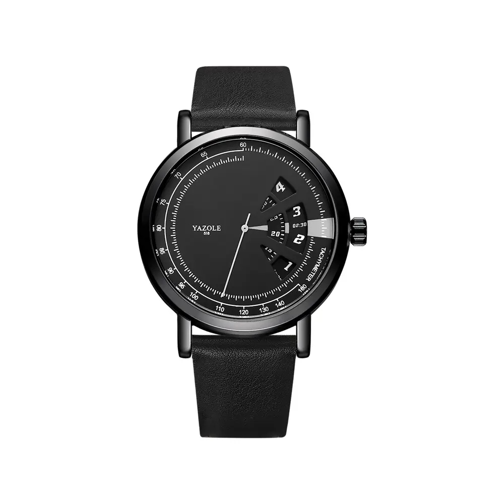 Watch Men's Turntable Waterproof Quartz
