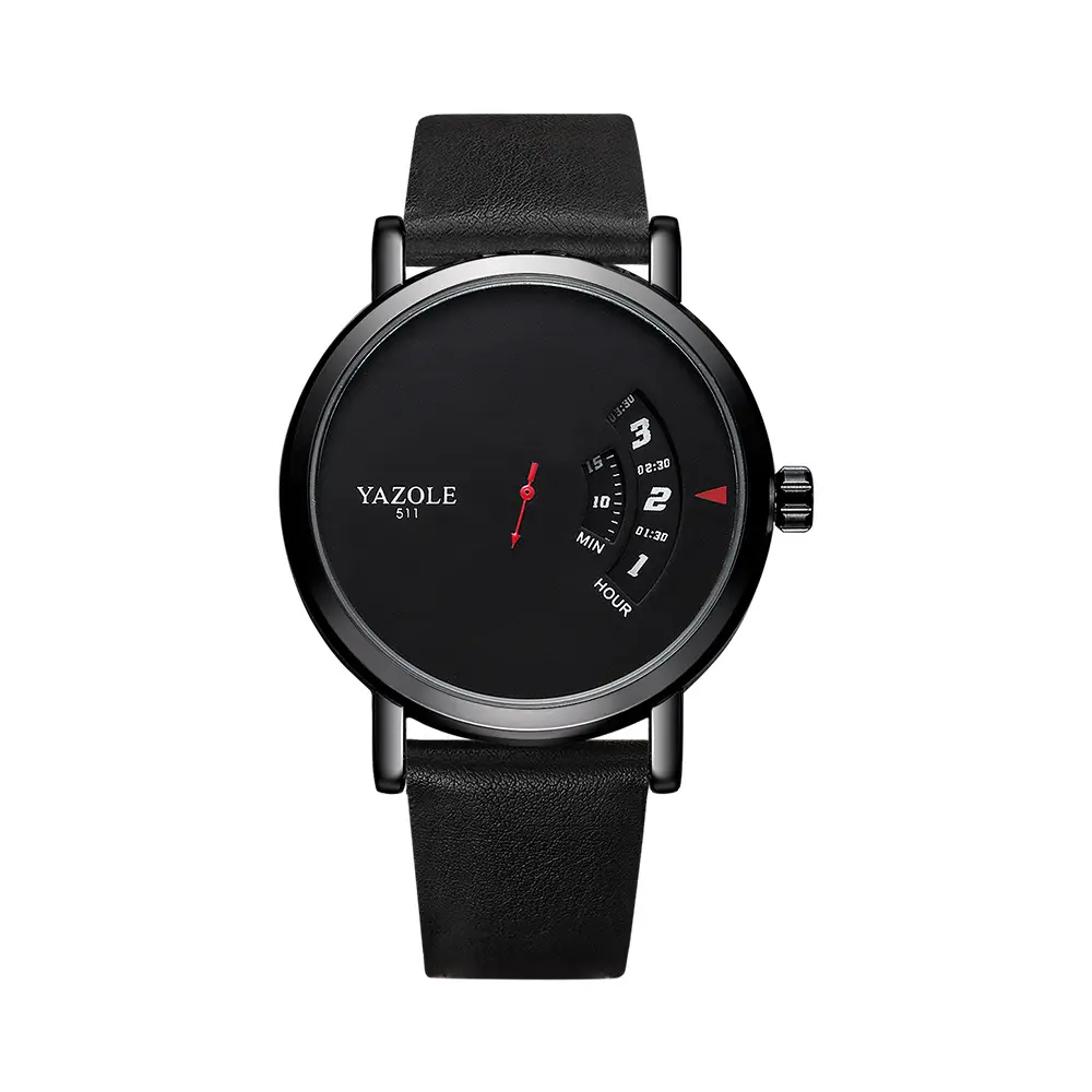 Watch Men's Turntable Waterproof Quartz