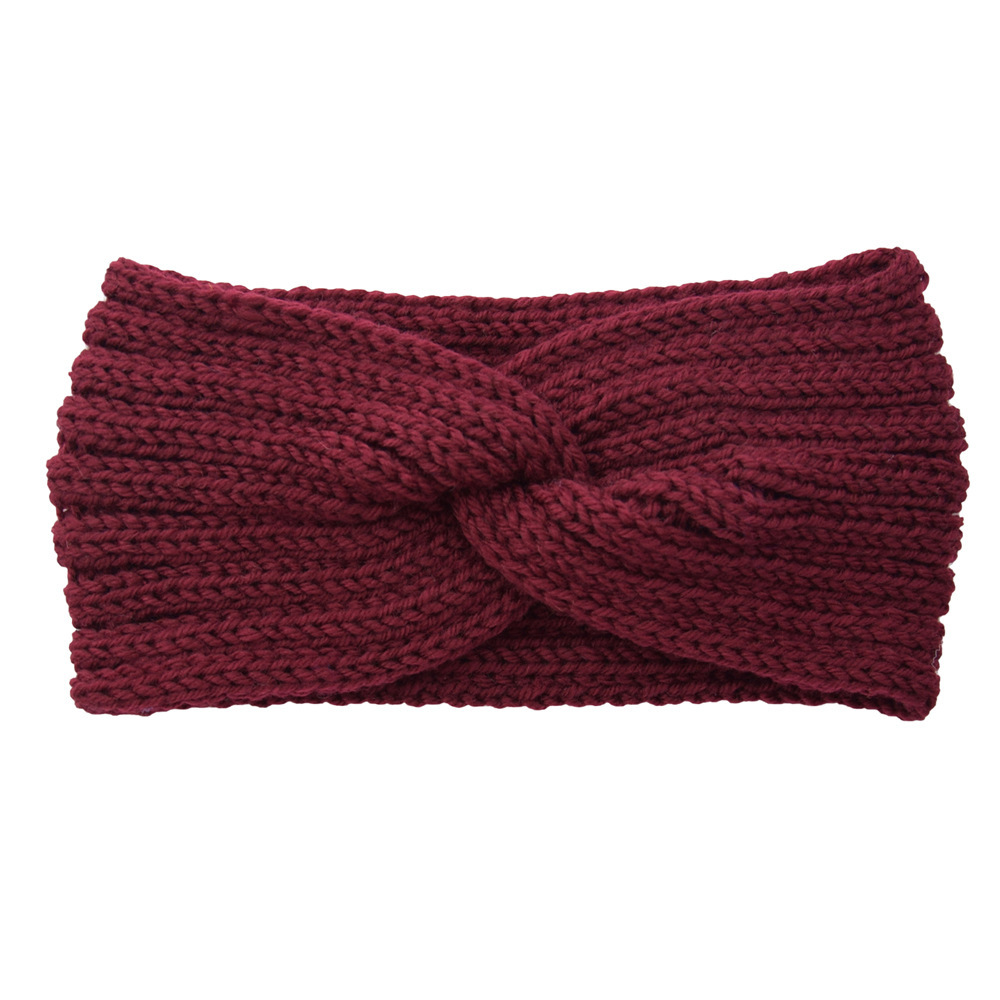 Knitted Cross Headband Ear Protection Braided Headband 16Style - Shop at LoveMi