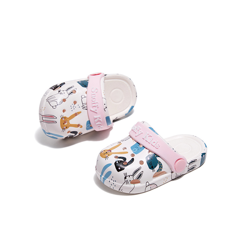 Sandals Children's Hole Shoes Little Girls Shoes Cartoon Slippers
