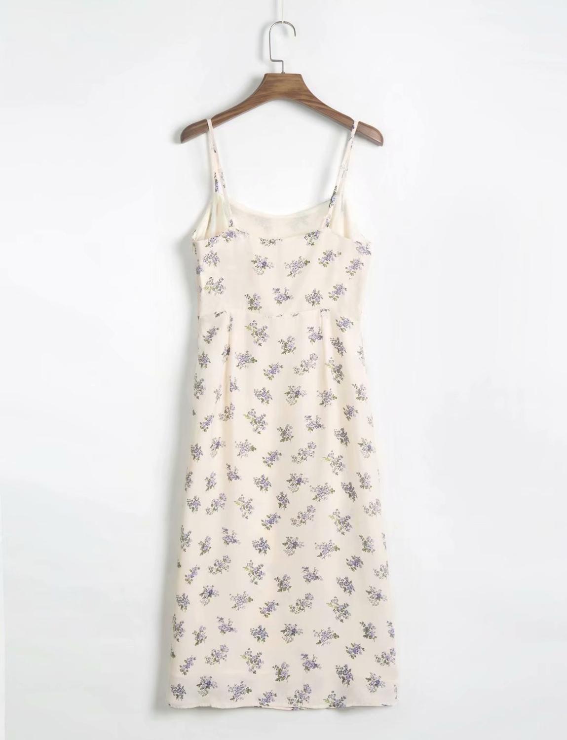 Women'S Makeover High Quality Sleeveless Spaghetti Strap Midi Dress